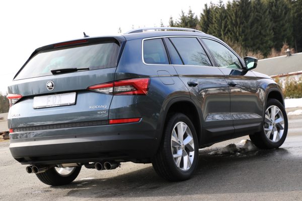 Skoda Kodiaq 4x4 Endschalldämpfer quer - 2x80 Typ 25 rechts/links - Endrohre unter der Stoßstange – Bild 3