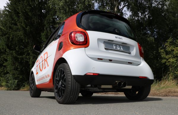 Smart Fortwo 453 Endschalldämpfer Ausgang mittig - 2x80 Typ 14 – Bild 7