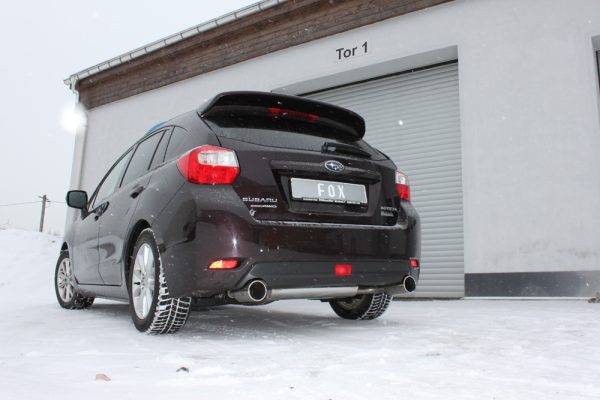 Subaru Impreza GP 4x4 Endschalldämpfer quer Ausgang rechts/links - 1x100 Typ 12 rechts/links – Bild 2