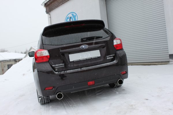 Subaru Impreza GP 4x4 Endschalldämpfer quer Ausgang rechts/links - 1x100 Typ 12 rechts/links – Bild 3