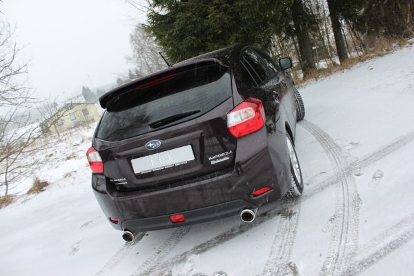 Subaru Impreza GP 4x4 Endschalldämpfer quer Ausgang rechts/links - 1x100 Typ 27 rechts/links – Bild 2