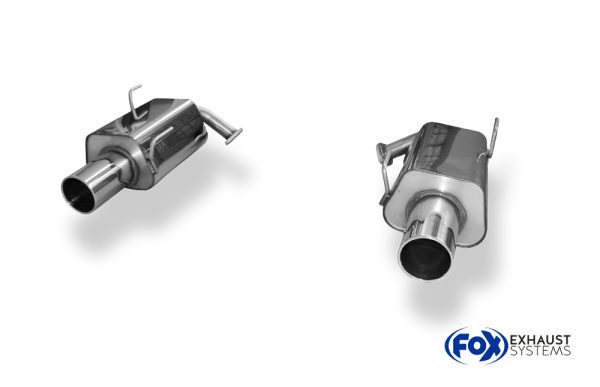 Subaru Legacy V Station Wagon - BR Endschalldämpfer rechts/links - 1x114 Typ 12 rechts/links mit Y-Verbindungsrohr