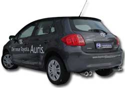 Toyota Auris Benzin Endschalldämpfer rechts/links - 2x90 Typ 13 rechts/links – Bild 5