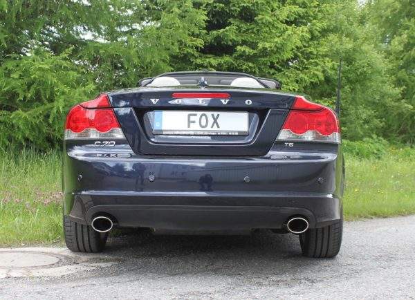 Volvo C70 II - Cabrio Endschalldämpfer quer Ausgang rechts/links - 115x85 Typ 32 rechts/links – Bild 9