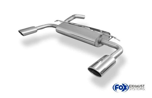 Volvo C70 II - Cabrio Endschalldämpfer quer Ausgang rechts/links - 115x85 Typ 32 rechts/links