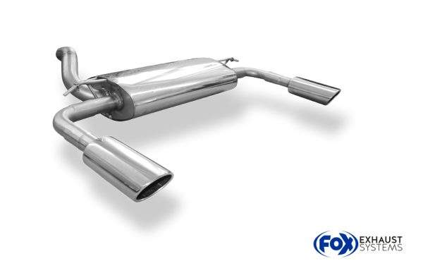 Volvo C70 II - Cabrio Endschalldämpfer quer Ausgang rechts/links - 115x85 Typ 32 rechts/links – Bild 2