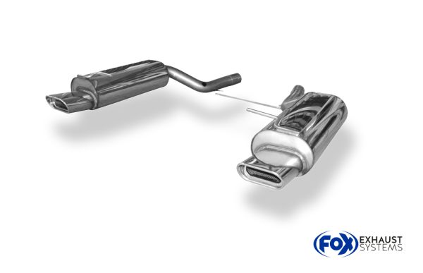 VW Passat 3B/ 3BG 4-Motion Endschalldämpfer rechts/links - 150x70 Typ 53 rechts/links