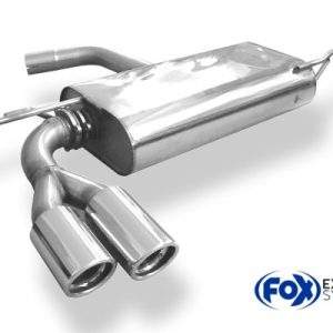 VW Scirocco - 13 Endschalldämpfer - 2x76 Typ 17