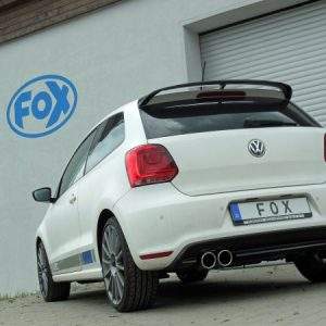 VW Polo 6R - WRC Endschalldämpfer 63,5mm - 2x90 Typ 16