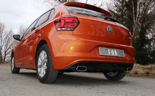 VW Polo AW1 Endschalldämpfer Ausgang rechts/links - 145x65 Typ 59 rechts/links