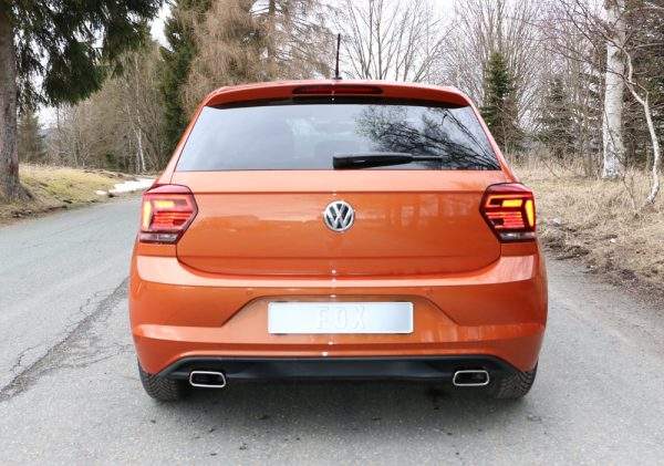 VW Polo AW1 Endschalldämpfer Ausgang rechts/links - 145x65 Typ 59 rechts/links – Bild 2