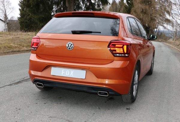 VW Polo AW1 Endschalldämpfer Ausgang rechts/links - 145x65 Typ 59 rechts/links – Bild 3