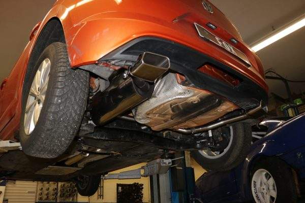 VW Polo AW1 Endschalldämpfer Ausgang rechts/links - 145x65 Typ 59 rechts/links – Bild 6