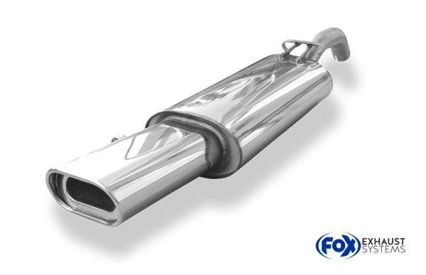 VW Golf II Typ 19E Endschalldämpfer - 135x80 Typ 53