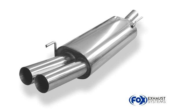 VW Golf III Endschalldämpfer - 2x76 Typ 10