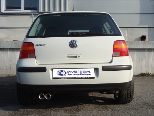 VW Golf IV Endschalldämpfer - 2x76 Typ 13 – Bild 5