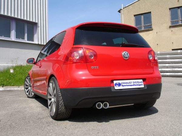 VW Golf V Endschalldämpfer - 2x80 Typ 13 – Bild 3