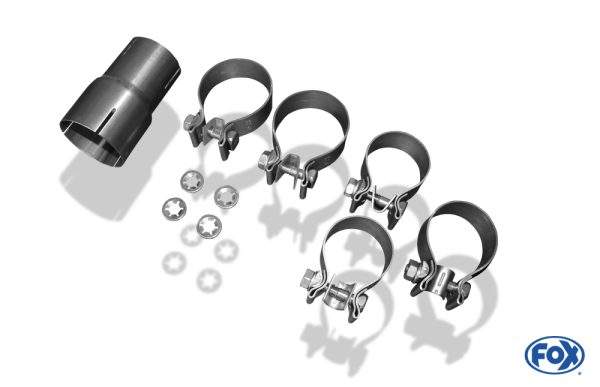 VW Golf VI R 4motion Endschalldämpfer Ausgang mittig - 2x100 Typ 16 – Bild 10