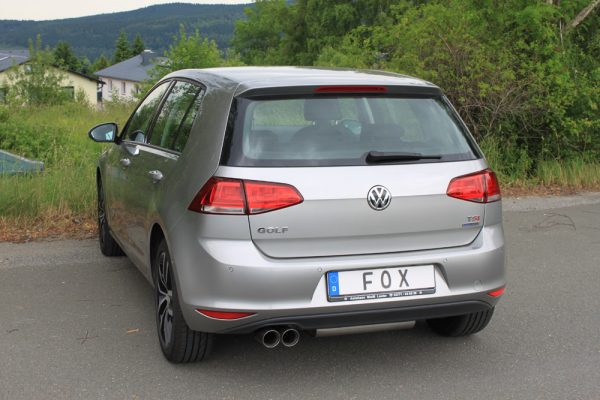 VW Golf VII  - Einzelradaufhängung Endschalldämpfer einseitig - 2x80 Typ 25 – Bild 2