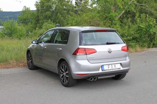 VW Golf VII  - Einzelradaufhängung Endschalldämpfer einseitig - 2x80 Typ 25 – Bild 3