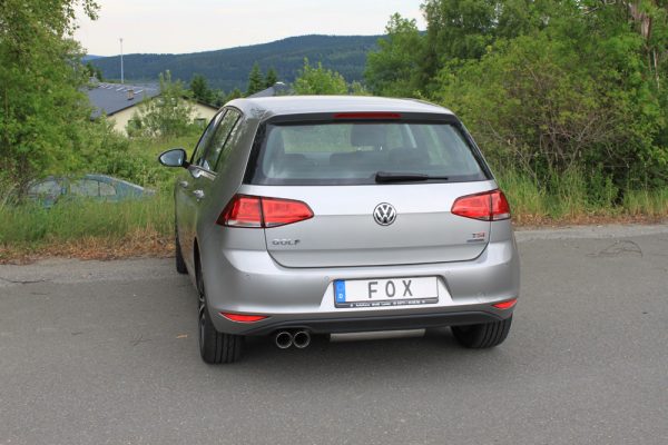 VW Golf VII  - Einzelradaufhängung Endschalldämpfer einseitig - 2x80 Typ 25 – Bild 4