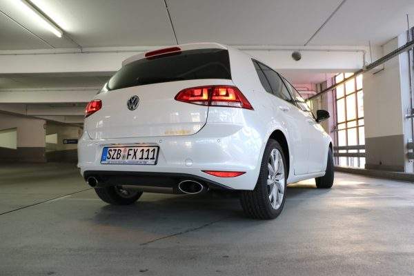 VW Golf VII - mit starrer Hinterachse Endschalldämpfer rechts/links - 160x90 Typ 38 rechts/links – Bild 2