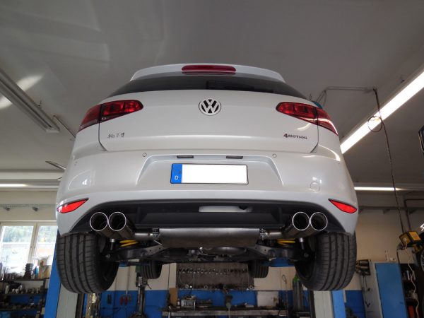 VW Golf VII 4-Motion Endschalldämpfer quer Ausgang rechts/links - 2x80 Typ 25 rechts/links – Bild 7