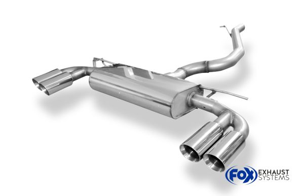 VW Golf VII 4-Motion Endschalldämpfer quer Ausgang rechts/links - 2x80 Typ 25 rechts/links