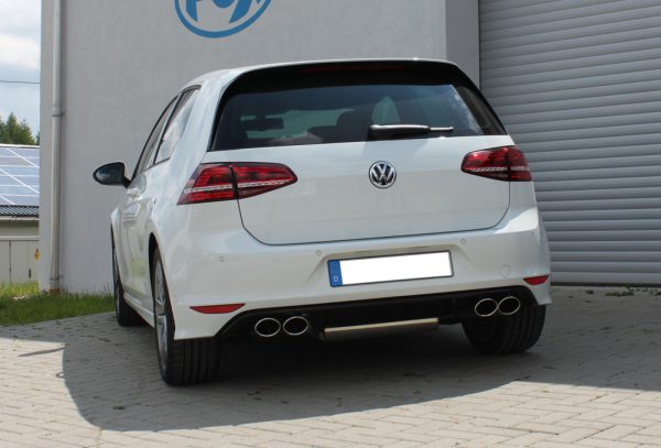 VW Golf VII 4-Motion R-Optik Endschalldämpfer quer Ausgang rechts/links - 2x115x85 Typ 32 rechts/links – Bild 6