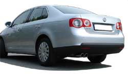 VW Jetta V/ Golf V Variant Endschalldämpfer - 2x76 Typ 17 – Bild 4
