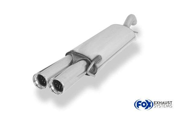 VW Corrado 16V/ VR6 Endschalldämpfer - 2x76 Typ 13