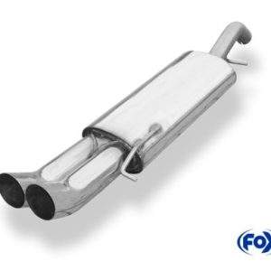 VW Corrado 16V Endschalldämpfer - 2x76 Typ 18