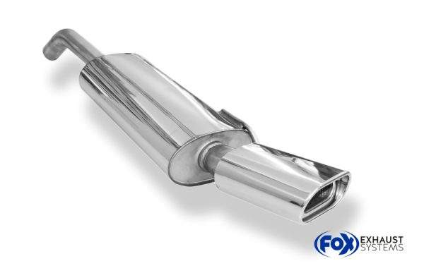 VW Corrado 16V/ VR6 Endschalldämpfer - 135x80 Typ 53