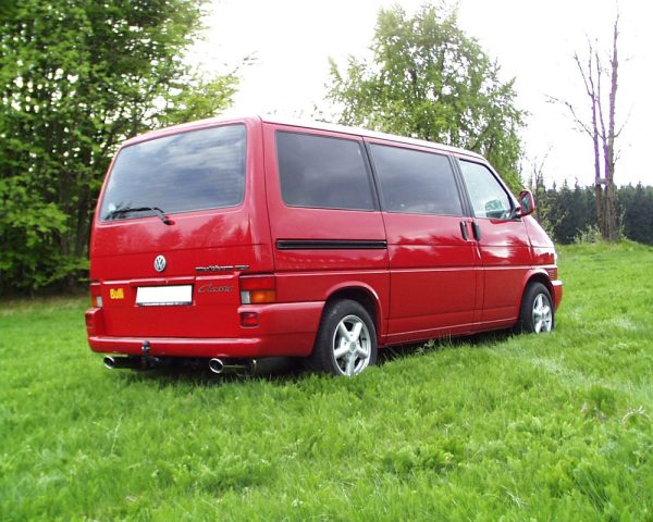 VW Bus T4 Endschalldämpfer rechts/links einflutig - 115x85 Typ 33 rechts/links – Bild 2