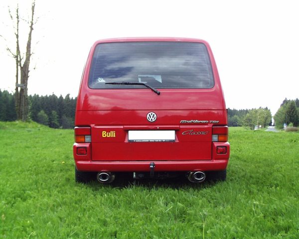 VW Bus T4 Endschalldämpfer rechts/links einflutig - 115x85 Typ 33 rechts/links – Bild 3