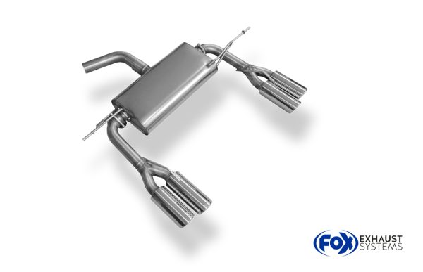 VW Eos V6 Endschalldämpfer Ausgang rechts/links - 2x80 Typ 17 rechts/links – Bild 2