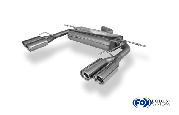 VW Eos V6 Endschalldämpfer Ausgang rechts/links - 2x80 Typ 17 rechts/links – Bild 3