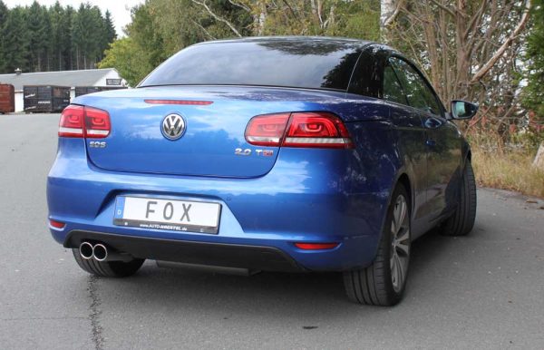 VW Eos 1F - Facelift - 1,4l Endschalldämpfer einseitig - 2x80 Typ 16 – Bild 2