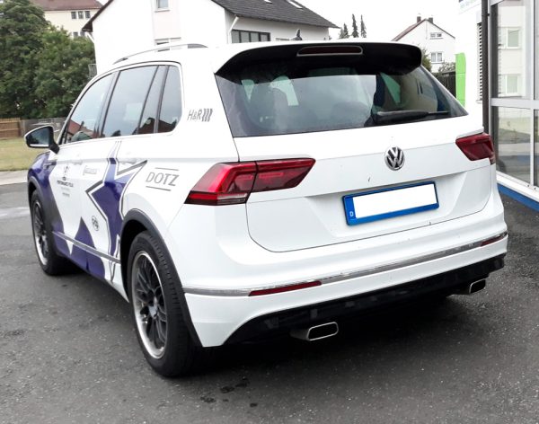 VW Tiguan II Benzin - 4motion Endschalldämpfer Ausgang rechts/links - 145x65 Typ 59 rechts/links – Bild 3