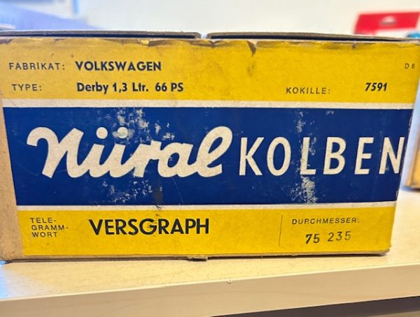 Volkswagen Derby 1,3Liter 66PS Nüral Kolben 4Stk.