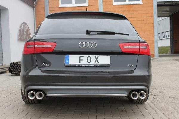 Audi A6 4G - 3,0l TFSI Endschalldämpfer rechts/links zweiflutig - 2x90 Typ 13 rechts/links – Bild 3