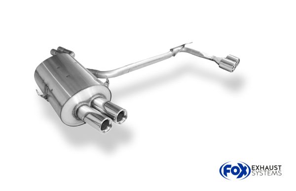 BMW E46 320/ 323/ 325/ 328/ 330 Endschalldämpfer Ausgang rechts/links zweiflutig - 2x76 Typ 13 rechts/links