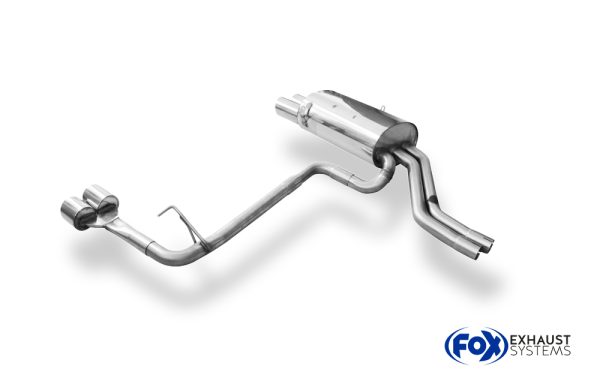 BMW E46 320/ 323/ 325/ 328/ 330 Endschalldämpfer Ausgang rechts/links zweiflutig - 2x90 Typ 14 rechts/links – Bild 4