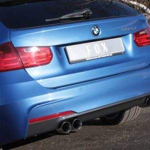 BMW F30/31 - 330d Endschalldämpfer quer Ausgang rechts/links - 2x76 Typ 25 rechts/links