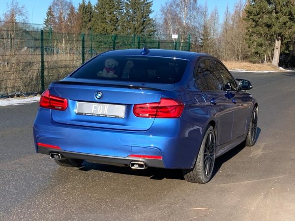 BMW F30/31 - 330i xDrive Endschalldämpfer quer Ausgang rechts/links - 145x65 Typ 59 rechts/links - mit Abgasklappe im linken Endrohr – Bild 5