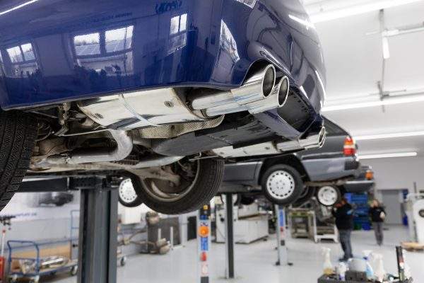 BMW E60 M5 Endschalldämpfer rechts/links - 2x115x85 Typ 32 rechts/links – Bild 3