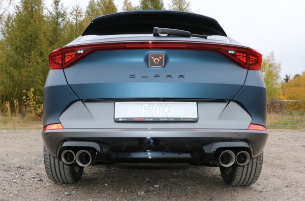 CUPRA Formentor 4x4 Halbanlage ab Kat - 2x100 Typ 25 innen und 2x90 Typ 25 außen - mit 2 elektronischen Klappen