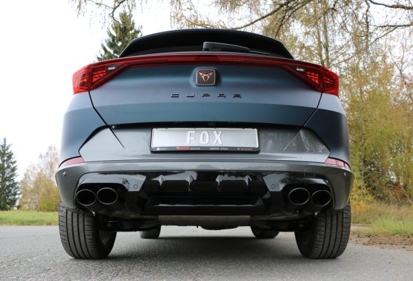 CUPRA Formentor 4x4 Halbanlage ab Kat - 2x106x71 Typ 32 rechts/links schwarz emalliert - mit 2 elektronischen Klappen – Bild 5