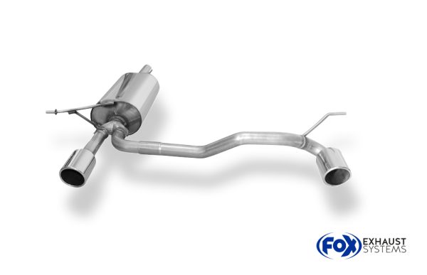 Dacia Duster 4x2 - Facelift Endschalldämpfer Ausgang rechts/links - 1x90 Typ 16 rechts/links – Bild 2