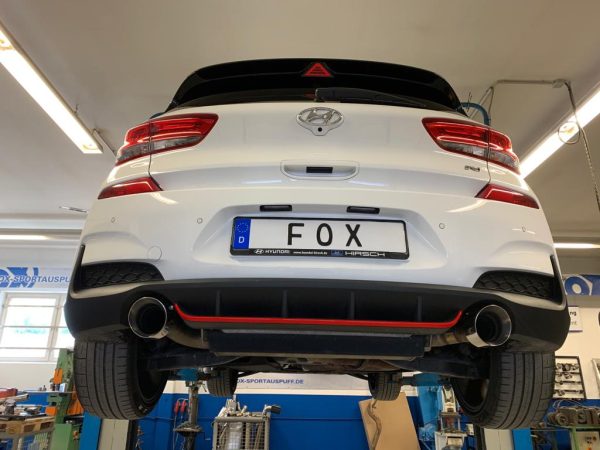 Hyundai i30N Performance + Fastback Endrohre passend auf den originalen Endschalldämpfer - 1x114 Typ 25 rechts/links – Bild 12